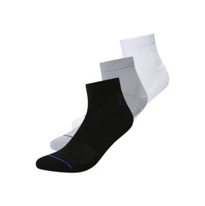 Jordan Sportovní ponožky  modrá / šedá / černá / bílá