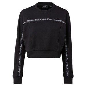 Calvin Klein Sport Mikina černá / bílá