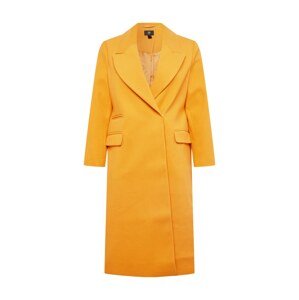 River Island Plus Přechodný kabát jasně oranžová