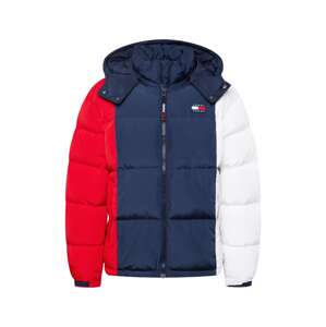 Tommy Jeans Zimní bunda 'Alaska' námořnická modř / červená / bílá