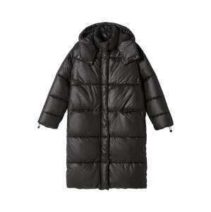 Bershka Zimní kabát černá