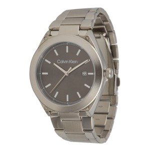Calvin Klein Analogové hodinky  tmavě šedá / stříbrná