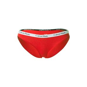 Calvin Klein Underwear Kalhotky 'Carousel'  ohnivá červená / černá / bílá