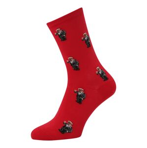 Polo Ralph Lauren Ponožky  šedá / ohnivá červená / černá / bílá