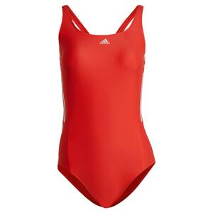 ADIDAS PERFORMANCE Sportovní plavky  šedá / pastelově oranžová / červená / bílá