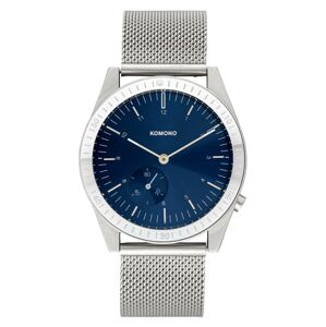 Komono Analogové hodinky 'Ray'  námořnická modř / stříbrná