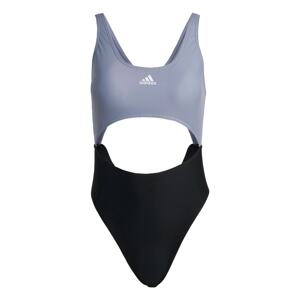 ADIDAS SPORTSWEAR Sportovní plavky fialová / černá / bílá