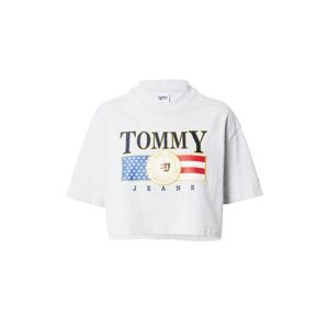 Tommy Jeans Tričko šedý melír / mix barev