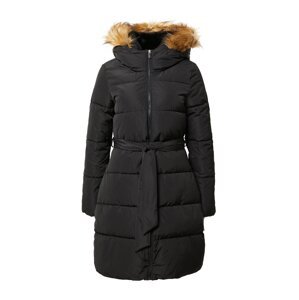 Lindex Zimní kabát nažloutlá / černá