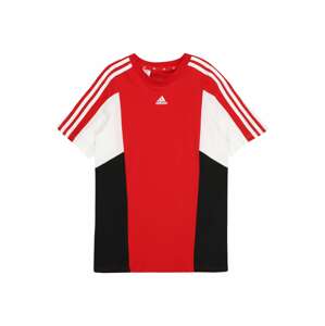 ADIDAS SPORTSWEAR Funkční tričko červená / černá / bílá