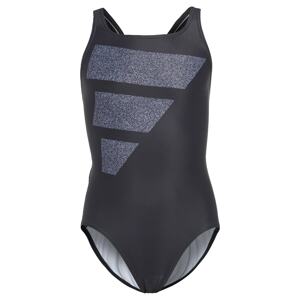 ADIDAS PERFORMANCE Sportovní plavky  šedá / černá
