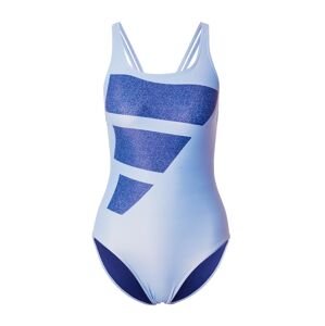 ADIDAS PERFORMANCE Sportovní plavky  modrá / světlemodrá / bílá