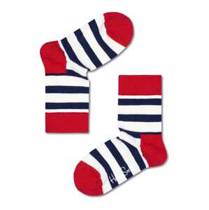 Happy Socks Ponožky námořnická modř / karmínově červené / bílá