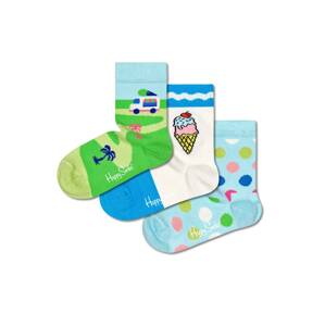 Happy Socks Ponožky 'Ice Cream'  modrá / světlemodrá / zelená / bílá