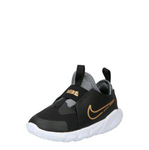 NIKE Sportovní boty 'Flex Runner 2'  zlatá / šedý melír / černá