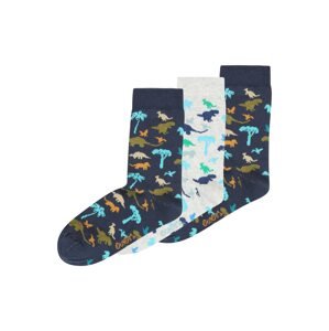 EWERS Ponožky  námořnická modř / aqua modrá / khaki / bílá