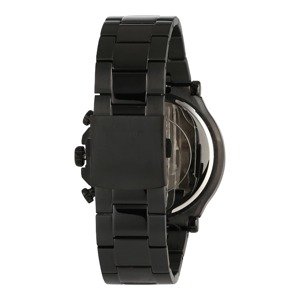 GUESS Analogové hodinky 'EDGE'  černá / stříbrná