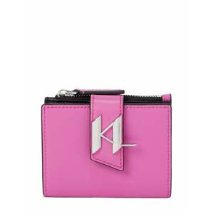 Karl Lagerfeld Peněženka 'Saddle'  pink / stříbrná