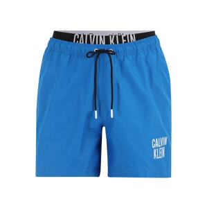 Calvin Klein Swimwear Plavecké šortky  nebeská modř / světle šedá / černá / bílá
