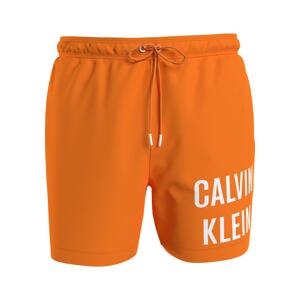 Calvin Klein Underwear Plavecké šortky  oranžová / bílá