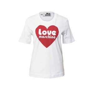 Love Moschino Tričko červená / bílá