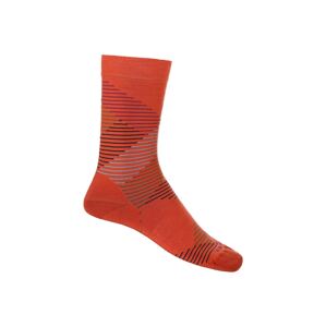 ICEBREAKER Sportovní ponožky šedá / červená
