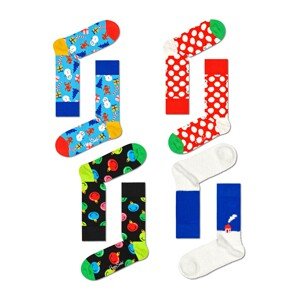 Happy Socks Ponožky modrá / červená / černá / bílá