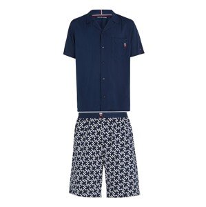 Tommy Hilfiger Underwear Pyžamo krátké noční modrá / červená / černá / bílá