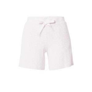 SCHIESSER Pyžamové kalhoty pink / bílá