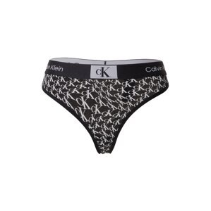 Calvin Klein Underwear Tanga  světle šedá / černá / bílá