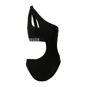 Calvin Klein Swimwear Plavky černá / bílá