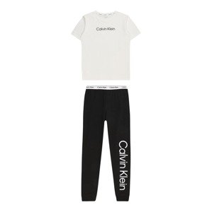 Calvin Klein Underwear Pyžamo šedá / černá / bílá