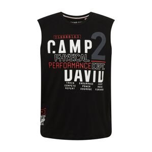 CAMP DAVID Tričko červená / černá / bílá