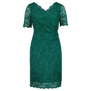 Vera Mont Koktejlové šaty smaragdová