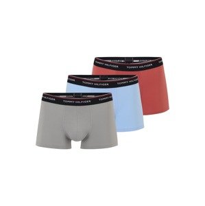 Tommy Hilfiger Underwear Boxerky  světlemodrá / šedá / pastelově červená / černá