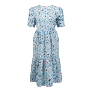 MYMO Letní šaty námořnická modř / světlemodrá / pink / bílá