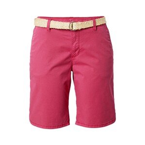 ESPRIT Chino kalhoty tmavě růžová