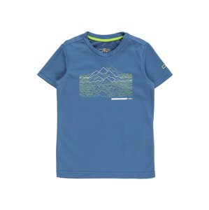 CMP Funkční tričko chladná modrá / zelená / bílá