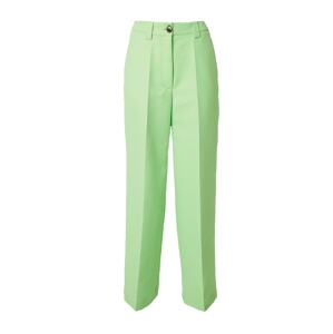 Essentiel Antwerp Kalhoty se sklady v pase světle zelená