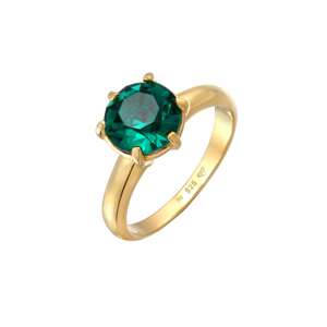 ELLI Prsten  zlatá / smaragdová