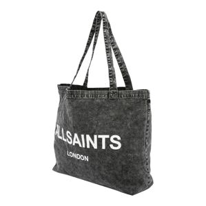 AllSaints Nákupní taška 'UNDERGROUND'  černá / bílá