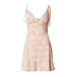 GLAMOROUS Letní šaty béžová / hořčicová / světle růžová / purpurová