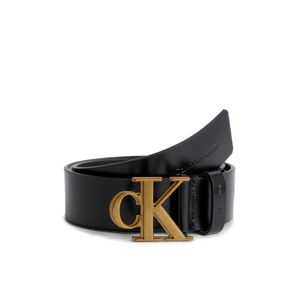 Calvin Klein Jeans Opasek  zlatá / černá