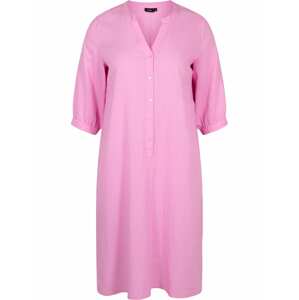 Zizzi Košilové šaty 'VFLEX' pink