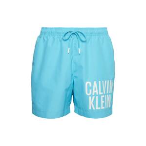 Calvin Klein Underwear Plavecké šortky světlemodrá / bílá