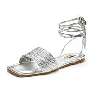 LASCANA Páskové sandály stříbrná