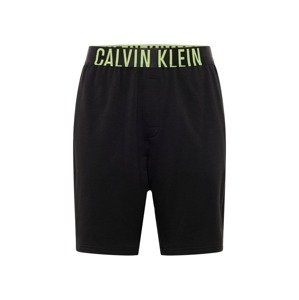 Calvin Klein Underwear Pyžamové kalhoty světle žlutá / černá