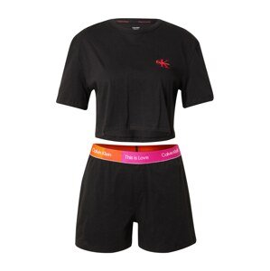 Calvin Klein Underwear Pyžamo oranžová / pink / černá / bílá