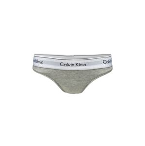 Calvin Klein Underwear Tanga  šedý melír / černá / bílá