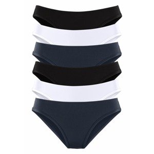 VIVANCE Kalhotky  námořnická modř / černá / bílá